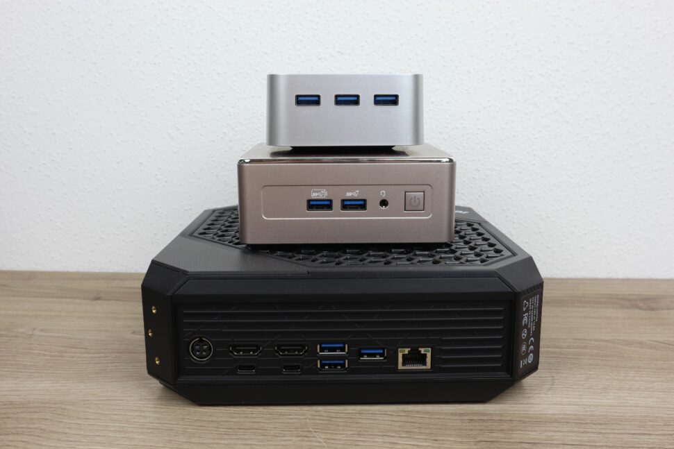 T Bao T8 Plus Mini PC Groessenvergleich