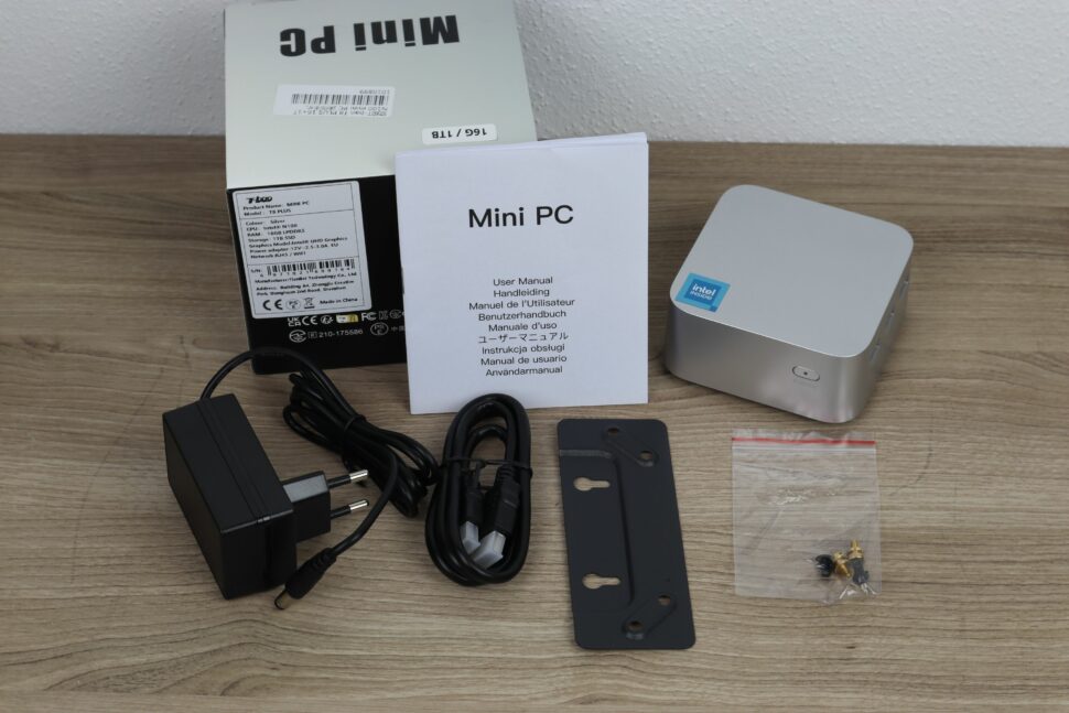 T Bao T8 Plus Mini PC Lieferumfang