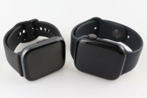 Amazfit Active Test Apple Watch 9 Vergleich 2