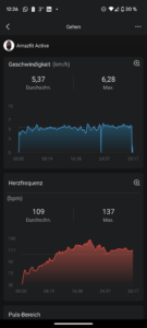 Amazfit Active Test Screenshot GPS Vergleich 1