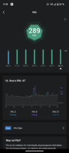 Amazfit Active Test Screenshot PAI