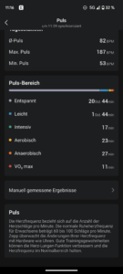 Amazfit Active Test Screenshot Puls 3