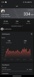 Amazfit Active Test Screenshot Workout 2