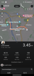 Amazfit Active Test Screenshot Workout 4