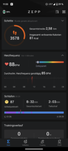 Amazfit Active Test Screenshot Zepp App 2