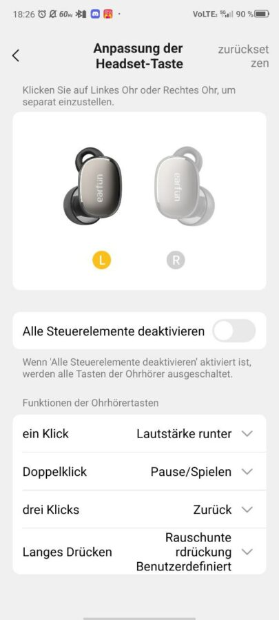 Earfun Fee Pro 3 Test App 5