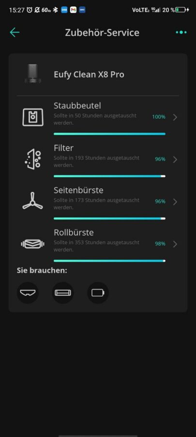 Eufy Clean X8 Pro Test App 10