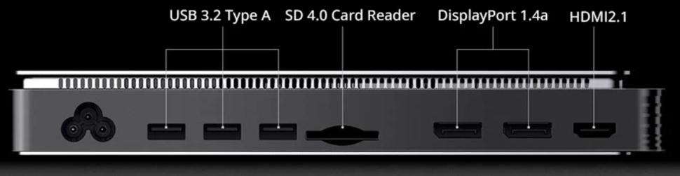 GPD G1 eGPU vorgestellt Ports 1