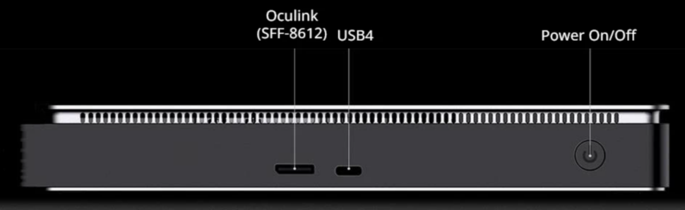 GPD G1 eGPU vorgestellt Ports 2