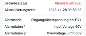 Hoymiles HMS800 Ueberspannung