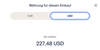 PayPal wechselkurs innocn