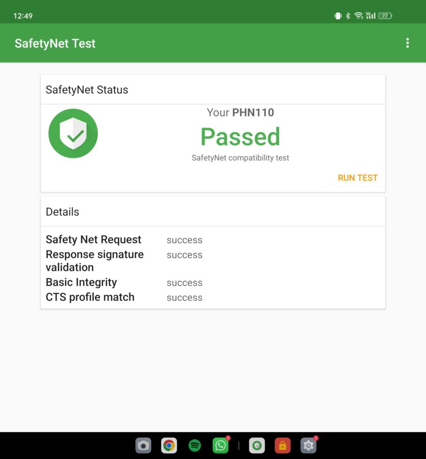 Oppo Find N3 SaftyNet