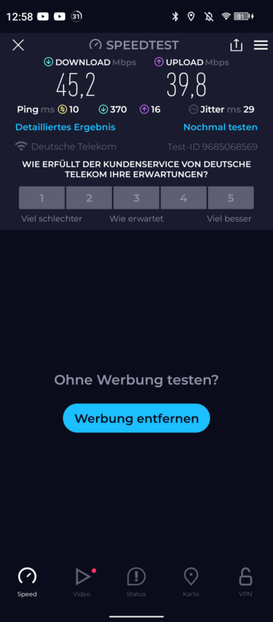 Oukitel Wp30 Pro Speedtest WLAN