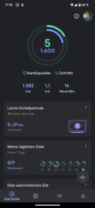 Google Fit Schlaftracking 1