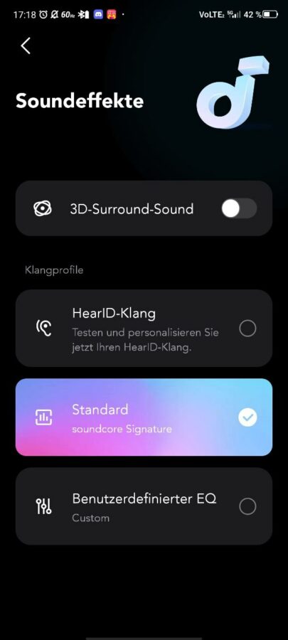 Soundcore Liberty 4 NC Test App 16