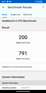 Vergleich Ulefone Armor X12 Geekbench10