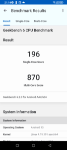 Vergleich Ulefone Armor X13 Geekbench6