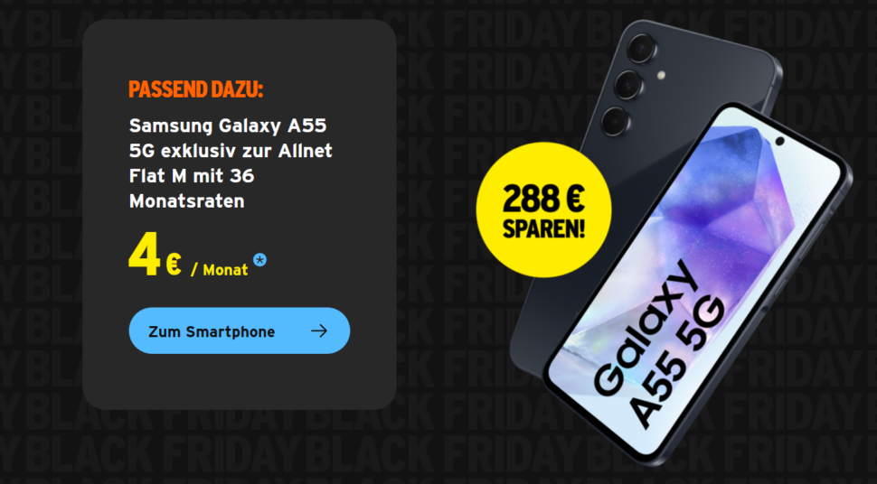 Mit Galaxy A55 5G im Angebot