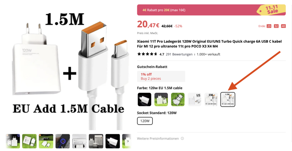 Xiaomi 120 Watt Adapter Aliexpress