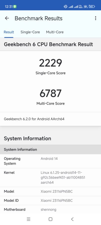 Xiaomi 14 Pro 25 00 31 15 717 com.primatelabs.geekbench6