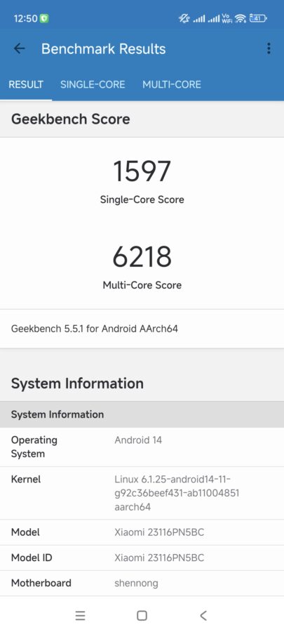 Xiaomi 14 Pro 25 00 50 41 866 com.primatelabs.geekbench5