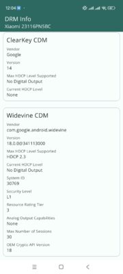 Xiaomi 14 Pro Test widevine l1