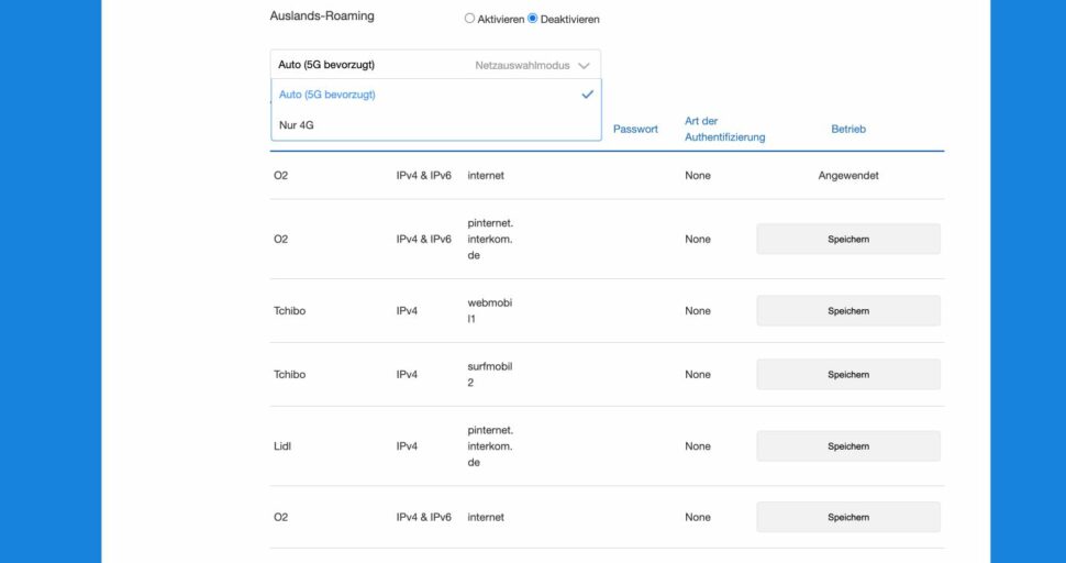 Xiaomi 5G CPE Pro User Interface 11