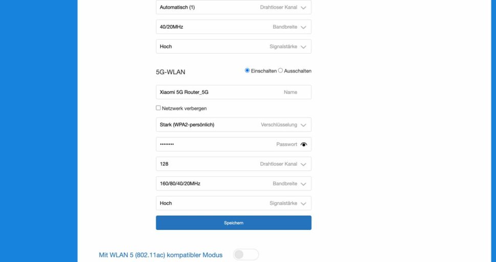 Xiaomi 5G CPE Pro User Interface 16