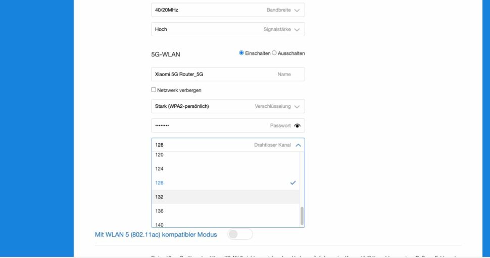 Xiaomi 5G CPE Pro User Interface 17