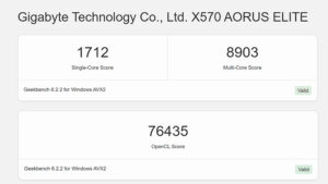 PC Redaktion 2023 Jonas Andre Geekbench