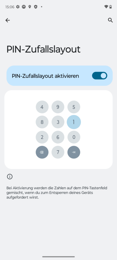 Moto G54 Test PIN Layout