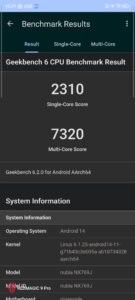 RedMagic 9 Pro Test Screenshot Benchmark 8