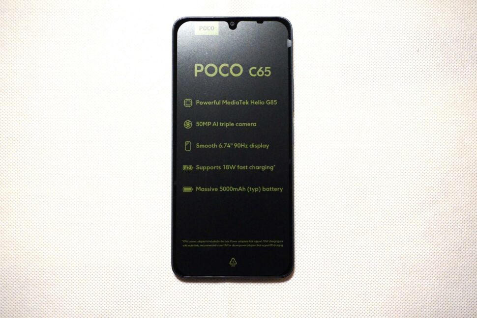 Test Poco C65 3