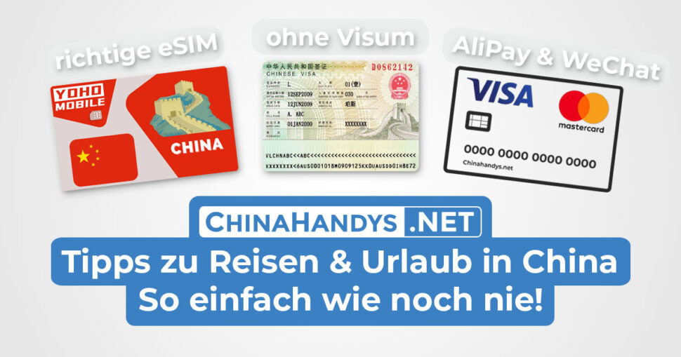 Urlaub Reise China Banner