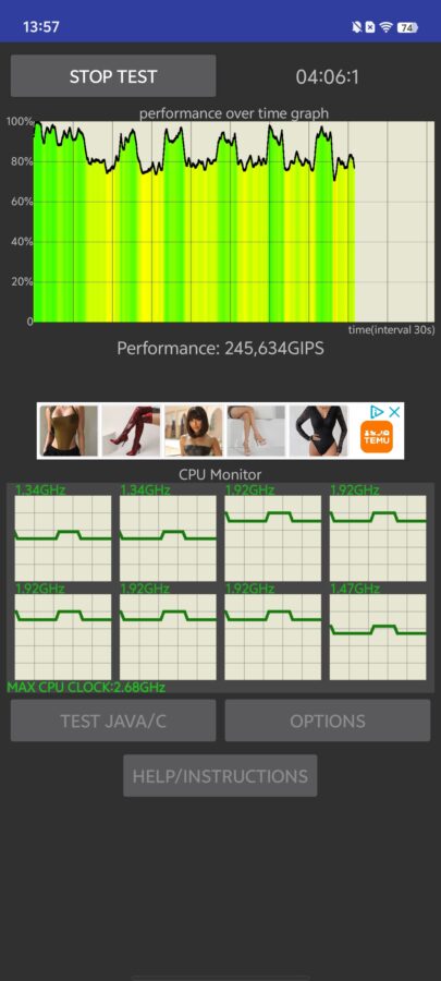 Vivo iQOO 12 Cpu Throttle 2