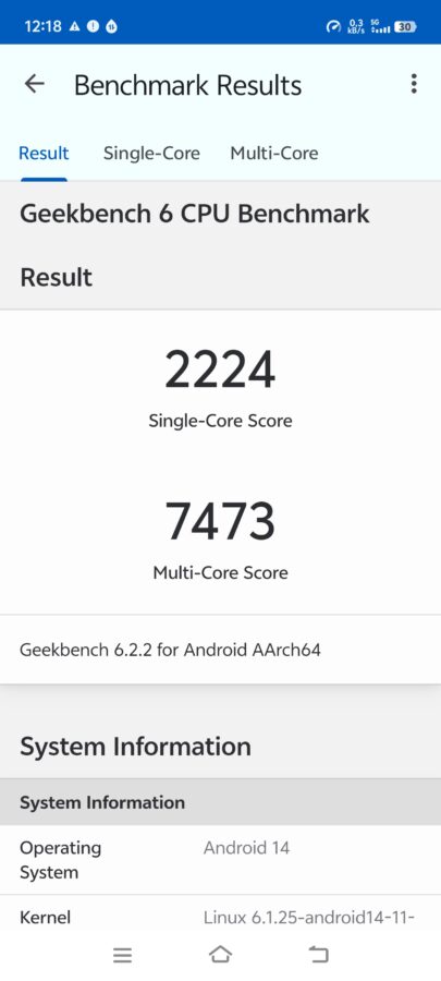 Vivo X100 Pro Benchmark geekbench 6