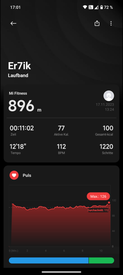 Xiaomi Watch 2 Pro Test Screenshot Training Vergleich 5