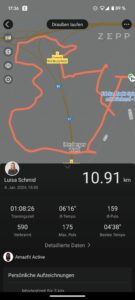 CMF Watch Pro Test Screenshot Vergleich Joggen Amazfit Active 2