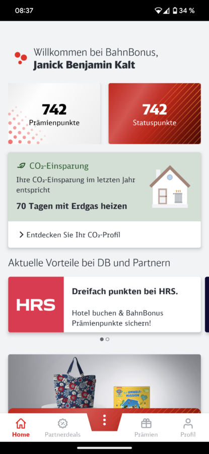 BahnBonus Screenshot 3