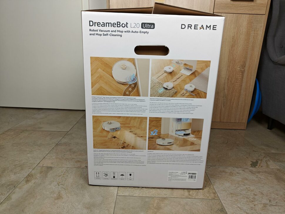 Dreame L20 Ultra Test Karton Leiferung Box 2