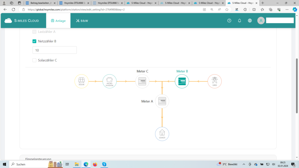 Hoymiles Cloud Einstellungen 13