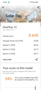 OnePlus 12 Test Screenshot 3D Mark 1