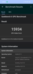 OnePlus 12 Test Screenshot Geekbench 6 GPU