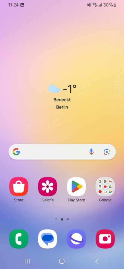 Screenshot galaxy a25 system1