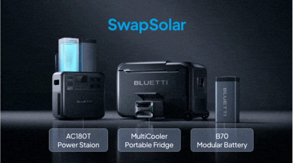 BLUETTI SwapSolar das System