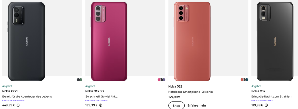 HMD Smartphone Nokia LineUp