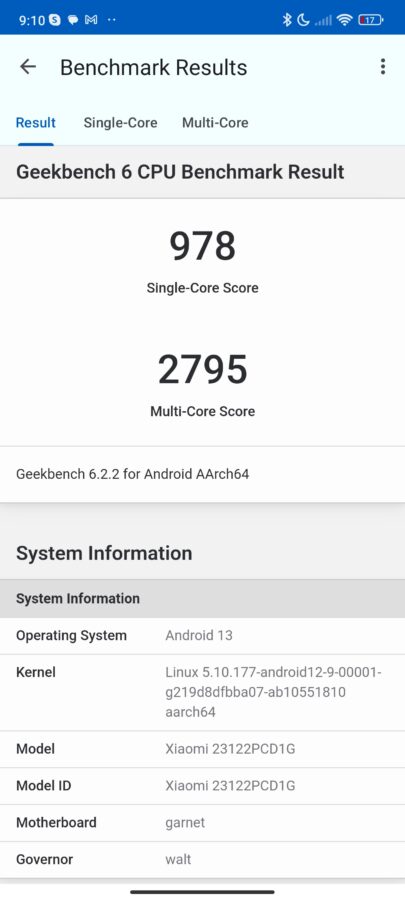 Poco X6 5G Benchmarks 3