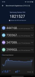 Samsung Galaxy S24 Test Screenshot AnTuTu v10
