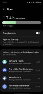 Samsung Galaxy Watch6 Akkulaufzeit 2