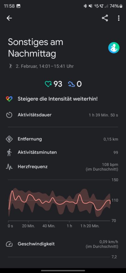 Samsung Galaxy Watch 6 Test Export Google Fit 1